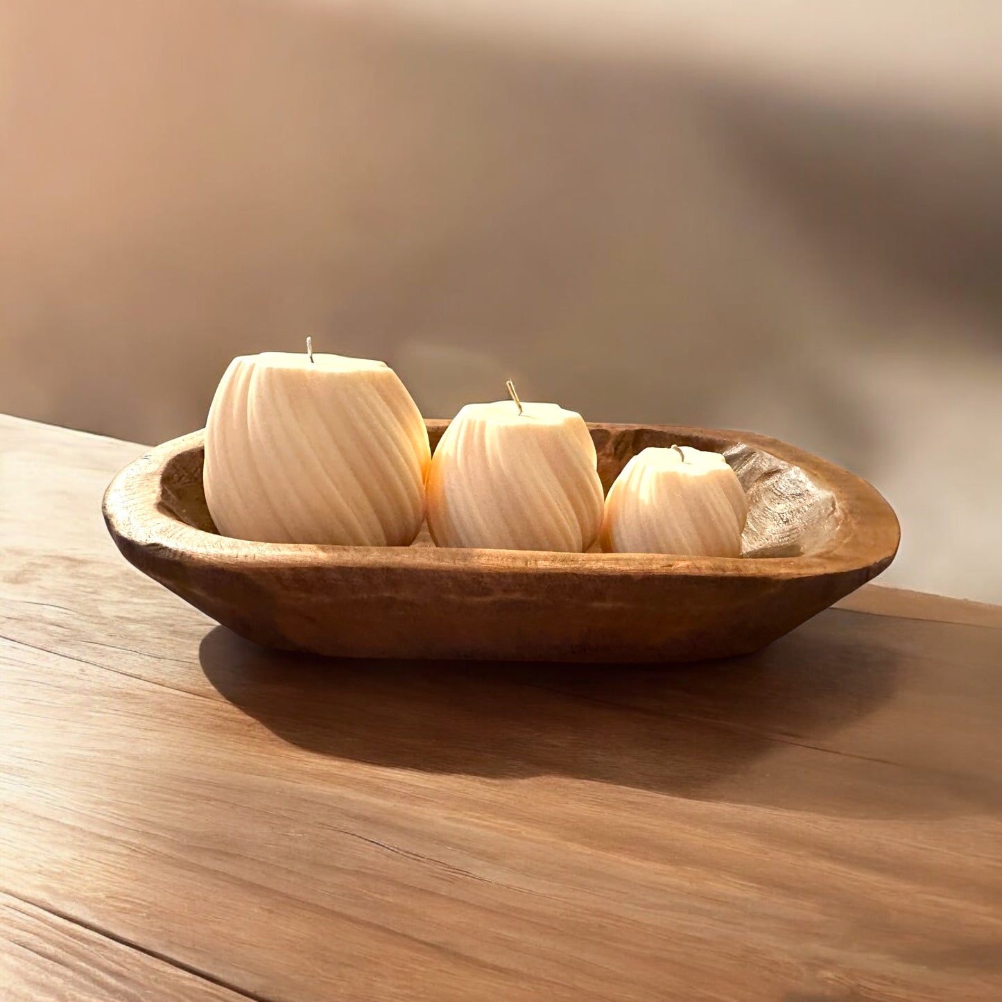 Beautiful Ivory candle set