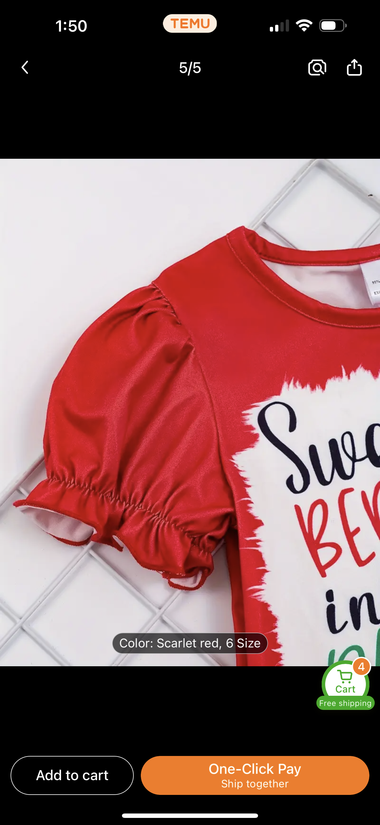 Girl's Strawberry outfit