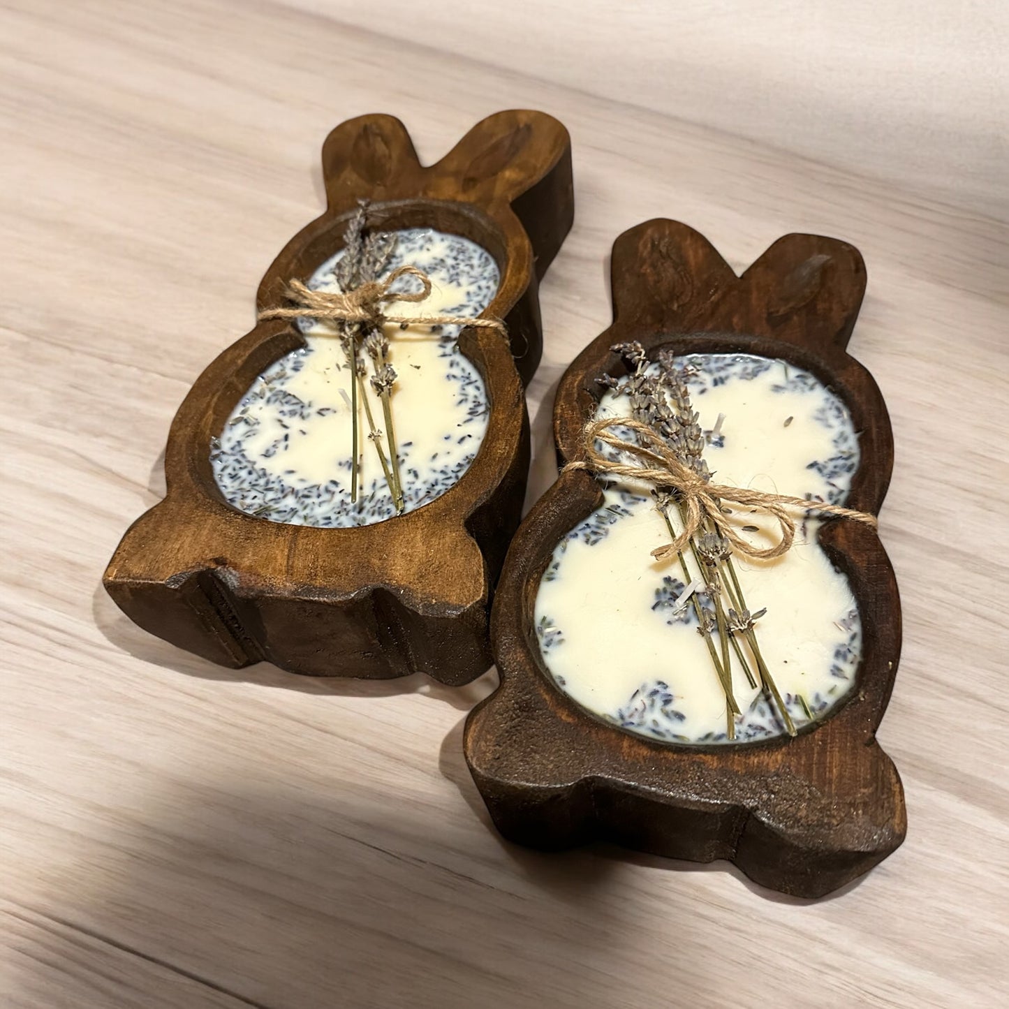 Rabbit Dough Bowl Candle
