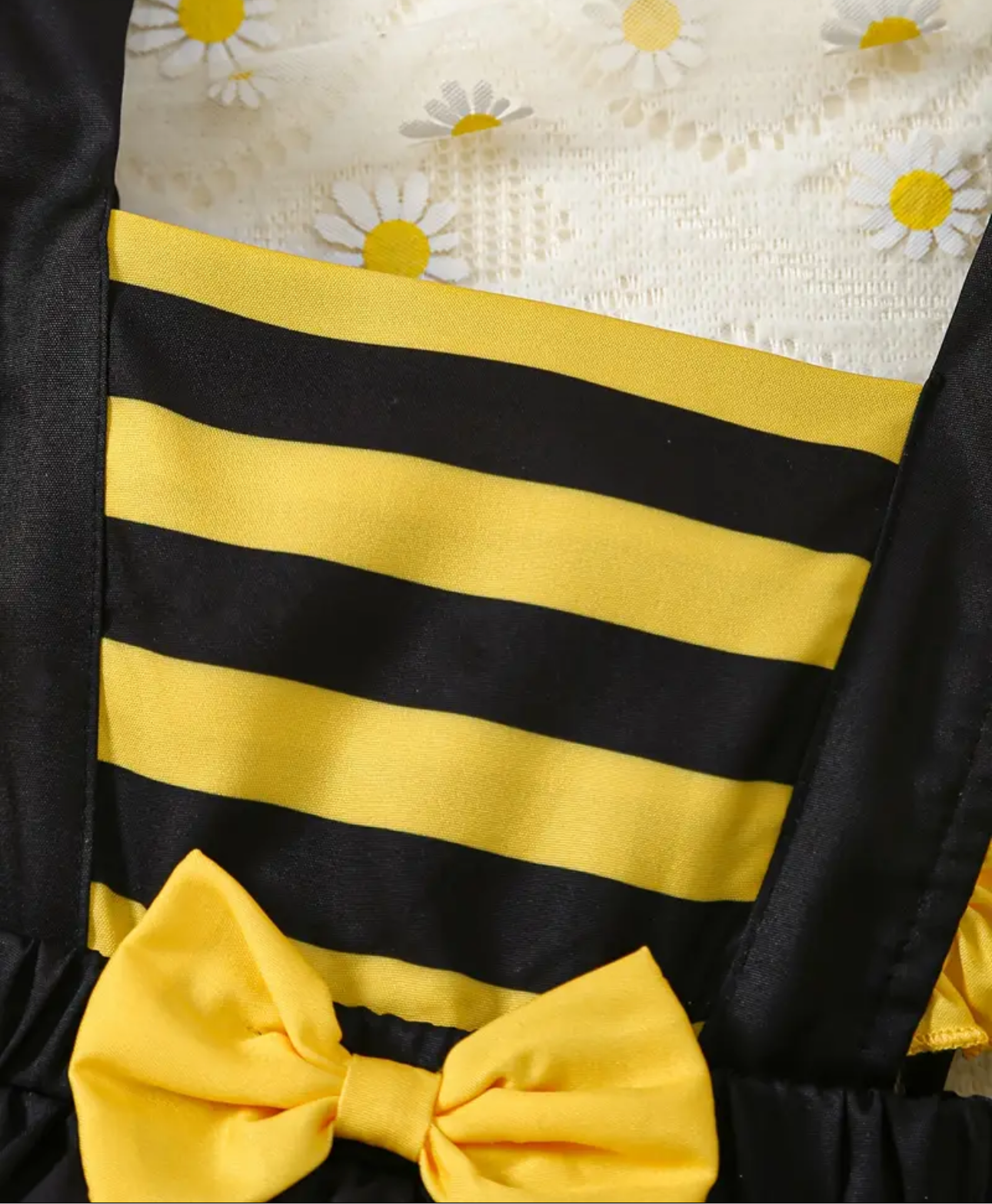 Baby girls cute bee outfit