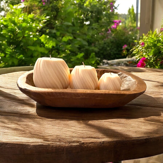 Beautiful Ivory candle set