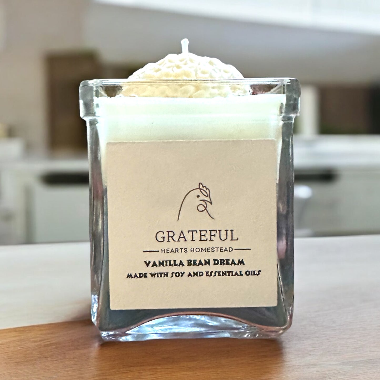 Vanilla Heart candle