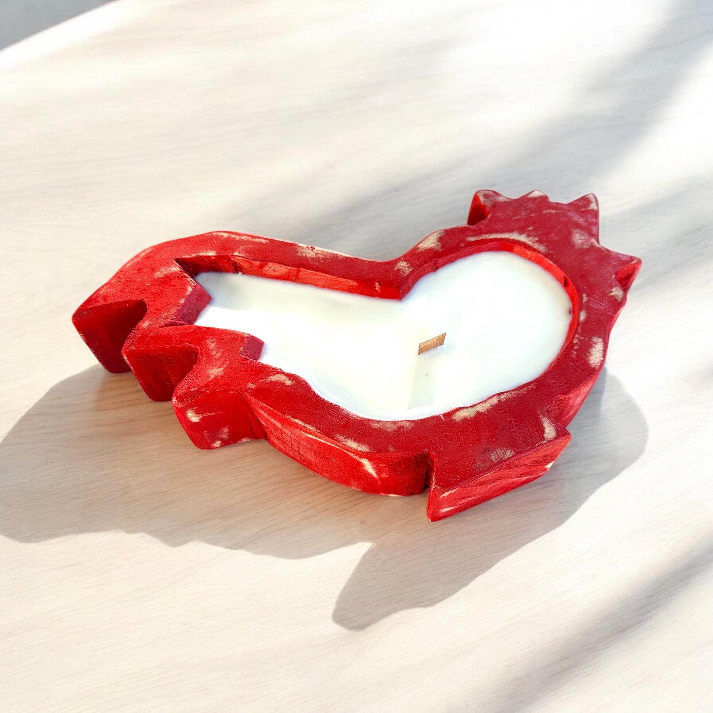 Rooster Dough Bowl Candle