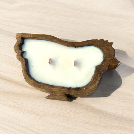 Hen Dough Bowl Candle