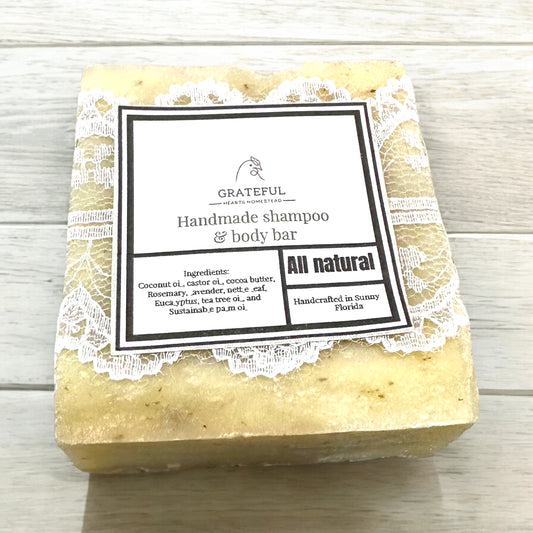 All Natural Shampoo and Body bar